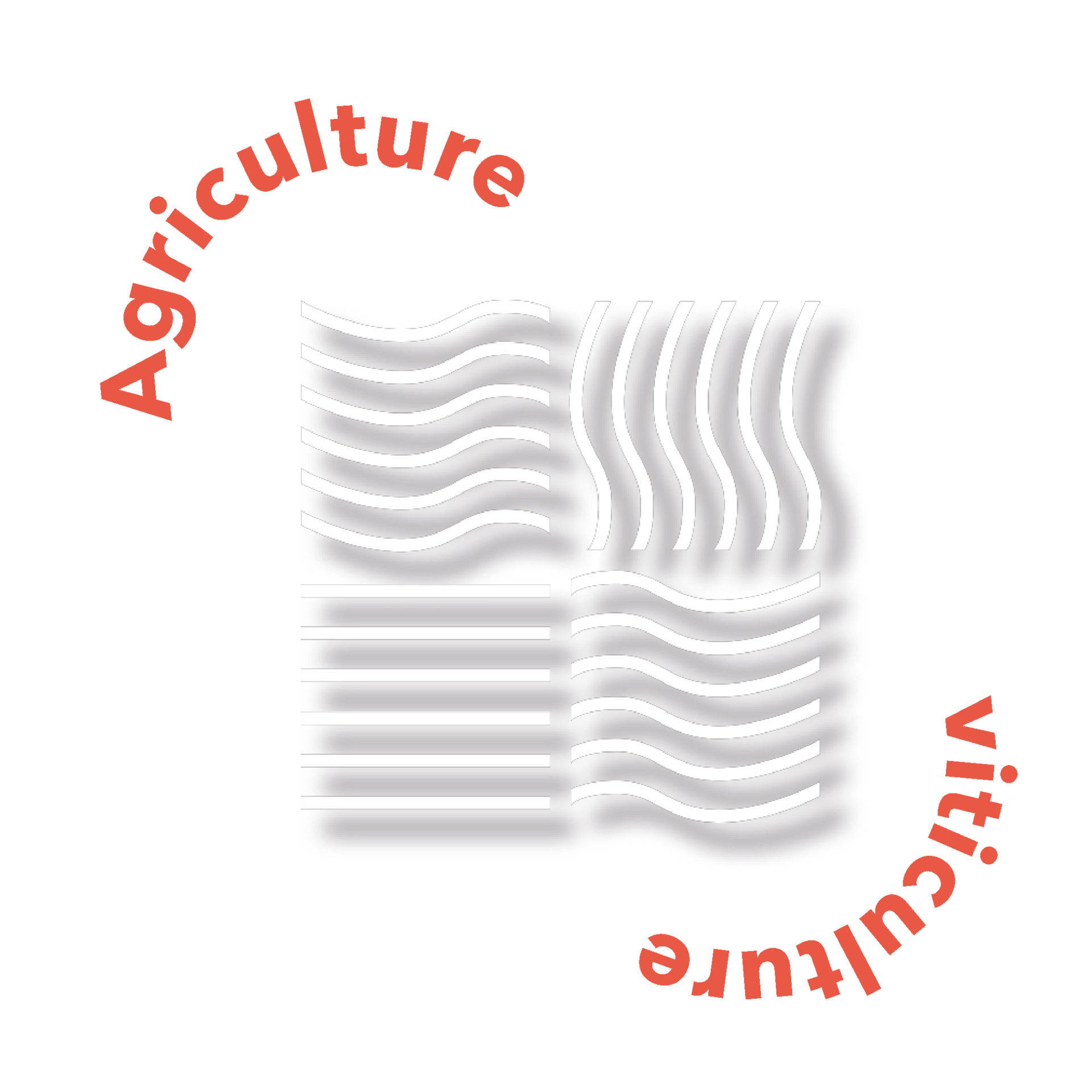élément graphique - AGRI VITI + texte corail
